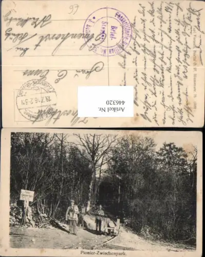 446320,WW1 Pionier-Zwischenpark Soldatenleben Soldaten