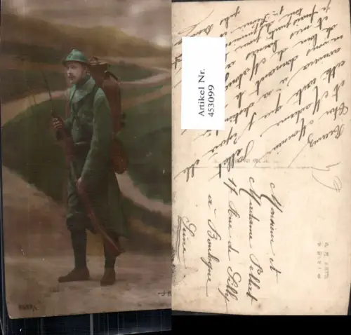 453099,WW1 Soldat Uniform Bajonett Helm