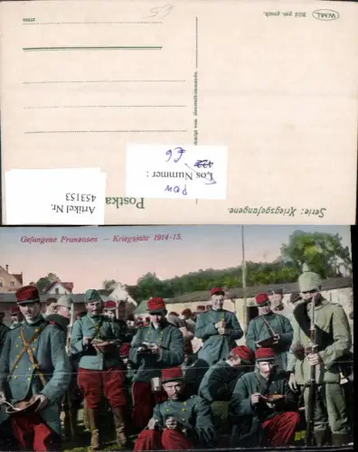 453153,WW1 POW Kriegsgefangene Franzosen Essen Bajonett