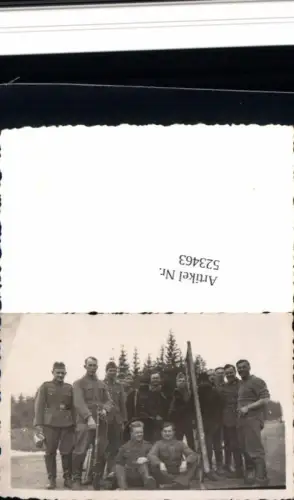 523463,Foto WW2 Wehrmacht Soldat Gewehr Uniform