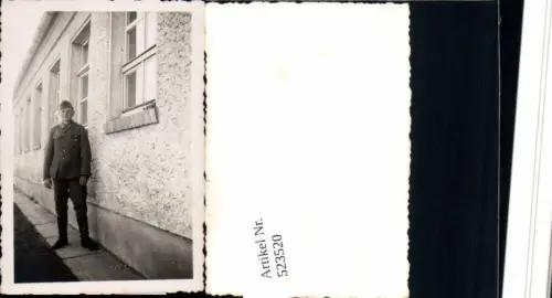 523520,WW2 tolles Foto Wehrmacht Soldat Uniform Amstetten