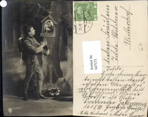 547575,K.K. Armee Soldat Mutter Gottes Maria Uniform Gewehr