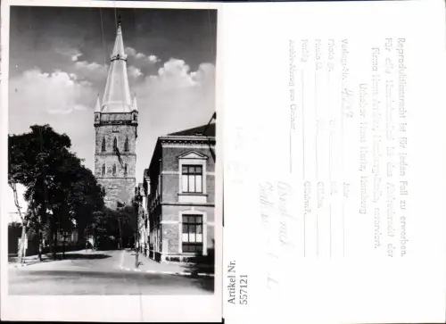 557121,seltene Foto-AK Verlagsrohabzug Osnabrück Katharinenkirche