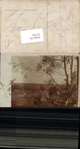 557163,Foto-AK WK1 Feldlager Soldaten Russland K.K. Armee Unterstand