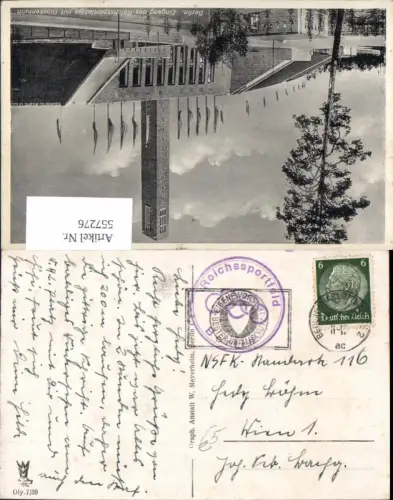 557276,WK2 Stempel Reichssportfeld Berlin an NSFK 116
