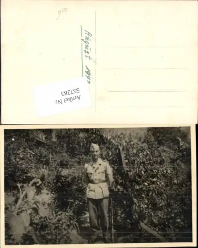 557283,Foto-AK Wehrmacht Soldat Uniform 1943 Afrika Africa