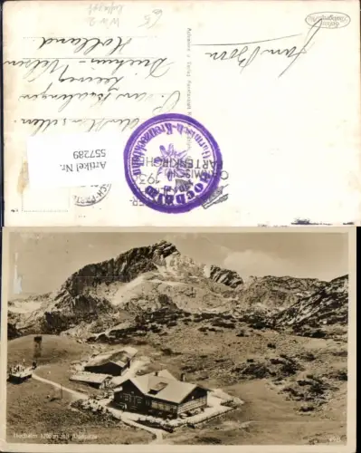 557289,Hochalm Alpspitze Garmisch Partenkirchen beflaggt