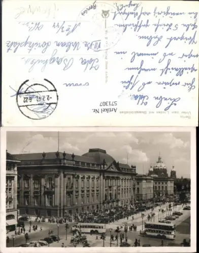 571307,Berlin Unter den Linden Bus Autobus beflaggt