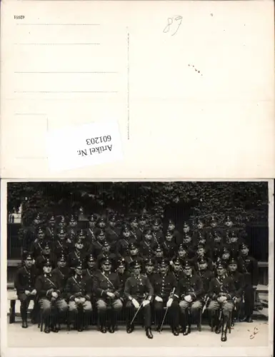 601203,WK 1 Deutsche Soldaten Degen Gruppenbild Kompagnie Uniform