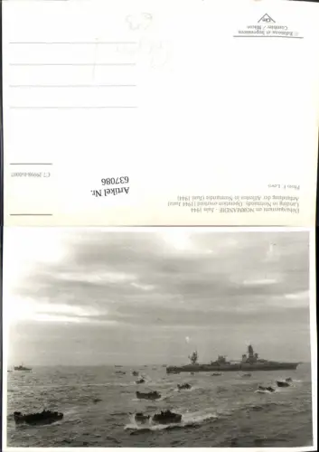 637086,WK 2 Normandie 1944 Landung Allierten REPRO