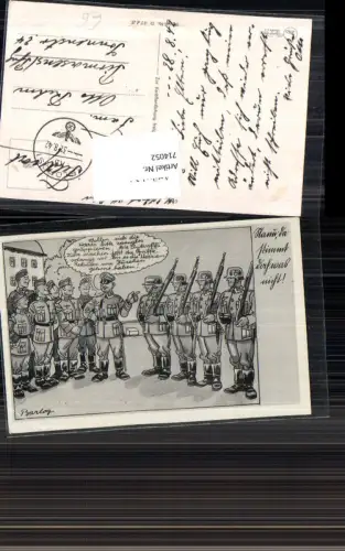 714052 Wehrmacht Barlog Humor Soldatenleben Soldaten Feldpost Pirmasens
