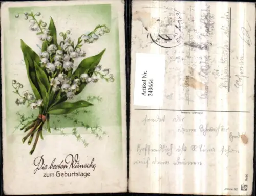 249664,Geburtstag Blumenstrauß Märzenbecher