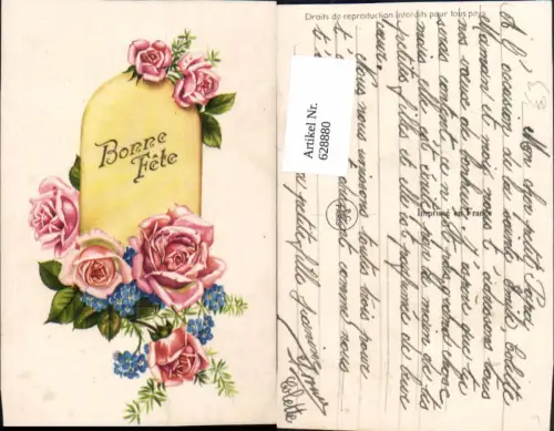 628880,Bonne Fete Blumen Geburtstag