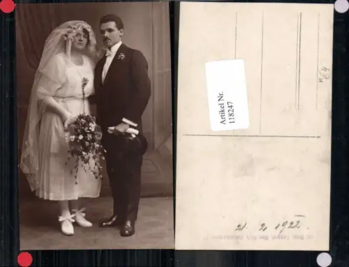 118247,FotoAK Hochzeitspaar Braut Brautkleid Kleid Hochzeitskleid Anzug Blumen