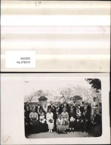 260284,Foto AK Hochzeit Gruppenfoto