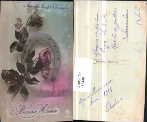 455440,Neujahr Hufeisen Rosen