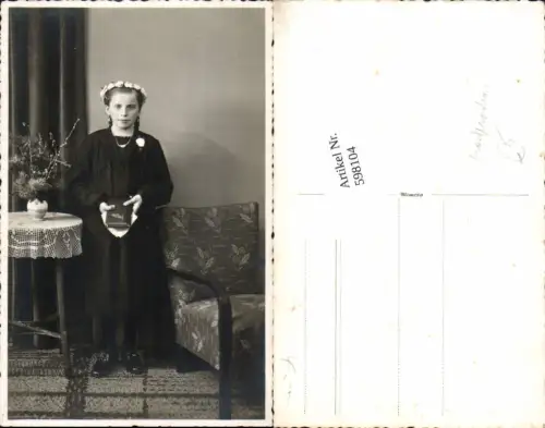 598104,Konfirmation Haarschlaufe Mädchen Bibel