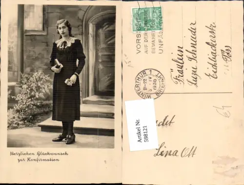 598121,Konfirmation Bibel Mädchen