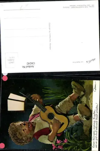 126242,Mecki Igel Nr 319 Leise klingen meine Lieder Musikant