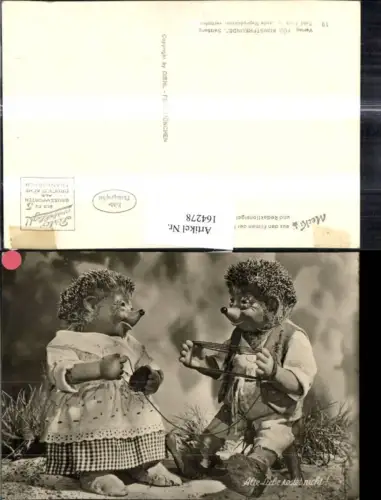 164278,Mecki Igel AK Nr 19 Alte Liebe rostet nicht Wolle