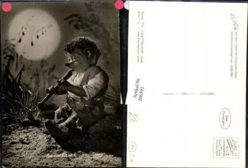 206593,Mecki Igel „Ein Lied für dich“ Igel b. Flöte spielen