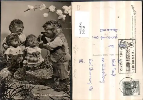 249428,Mecki Igel m. Kamera Fotograf pub Verlag f. Kunstfreunde Salzburg