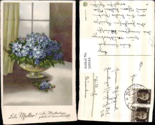 249543,Muttertag Blumen Vergissmeinnicht Schale