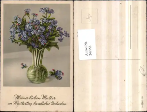 249556,Muttertag Blumen Vergissmeinnicht Vase