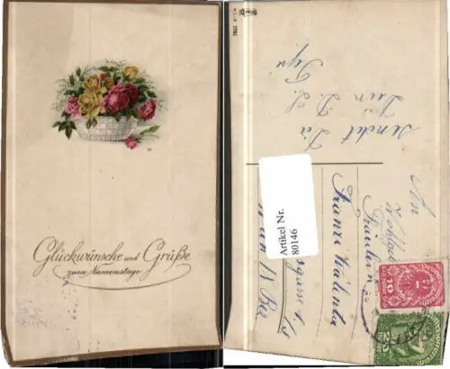 80146,Namenstag Rosen Gelb Rot Rosa