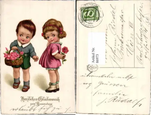 86973,Tolle Namenstag Süsse Kinder Mädchen Rose