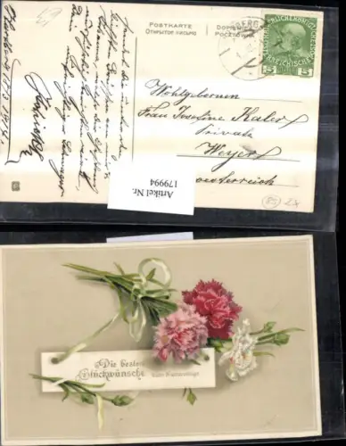 179994,Namenstag Blumenstrauß Blumen Schleife