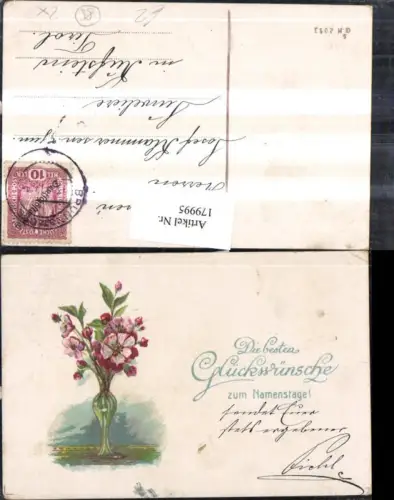 179995,Namenstag Blumen in einer Vase