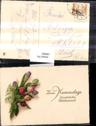 180003,Namenstag Blumen Tulpen