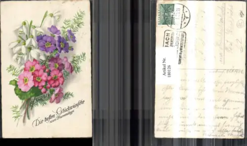 180126,Namenstag Blumenstrauß Blumen Schneeglocken