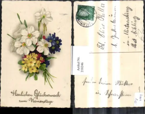210246,Namenstag Blumenstrauß Blumen