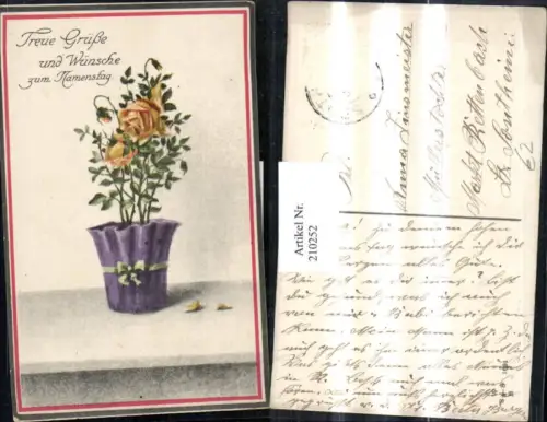 210252,Namenstag Rosenstock Rosen Schleife