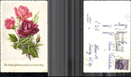 215049,Namenstag Rosen Blumen