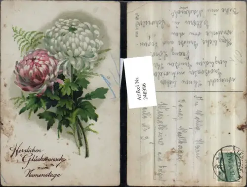 248986,Namenstag Blumen Chrysantheme pub HWB 1858