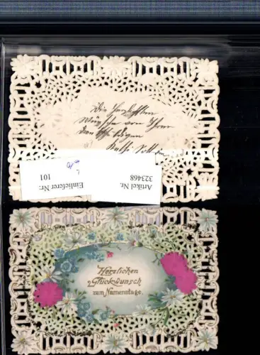 323468,Künstler Litho Spitzenoptik Namenstag Blumen