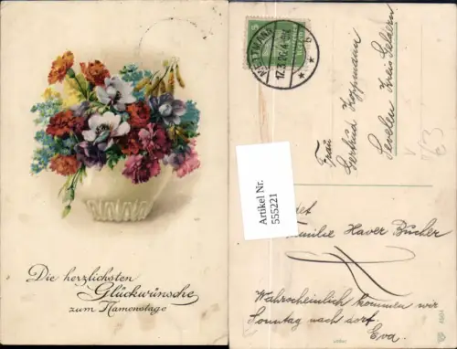 555221,Namenstag Blumen pub EAS 4904 Stp. Mettmann n. Leveln Geldern
