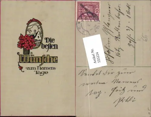 555224,Namenstag Art Deco Jugendstil