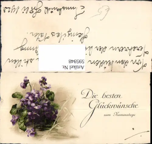 595948,Namenstag Blumen Veilchen