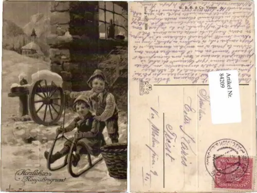 84209,L. Schweiger Kinder Rodel Schlitten Tiroler Berge