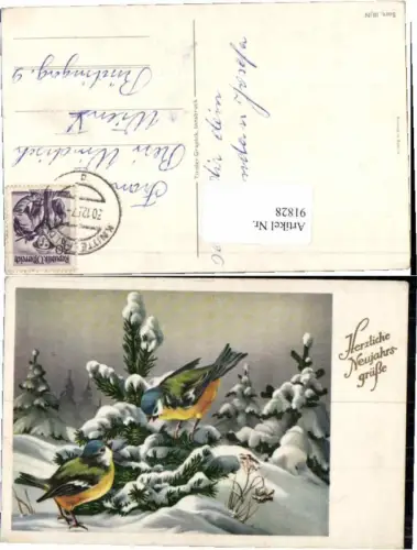 91828,Neujahr Tolle Vogel Vögel Tannenbaum Knittelfeld gelaufen