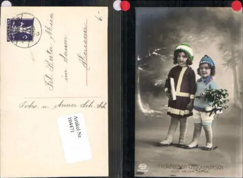 104471,Ostern Kinder Haube Geschenke coloriert