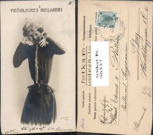 146337,Neujahr Frau Hut Hutmode pub Reutlinger Paris