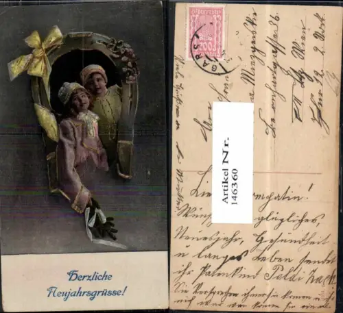 146360,Neujahr Hufeisen Kinder