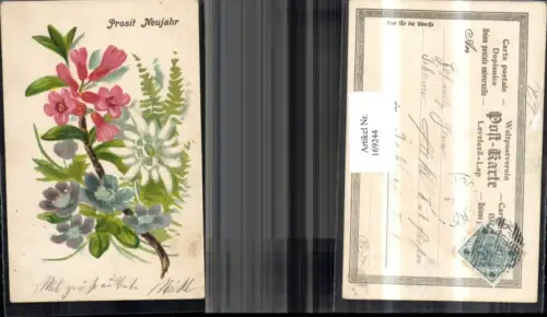 169244,Neujahr Blumen Edelweiß