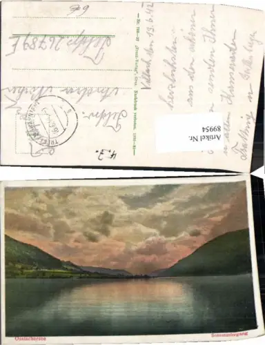 89954,Ossiachersee Ossiach Sonnenuntergang Treffen Feldpost