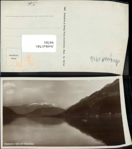 94701,Ossiachersee Ossiach m. Dobratsch